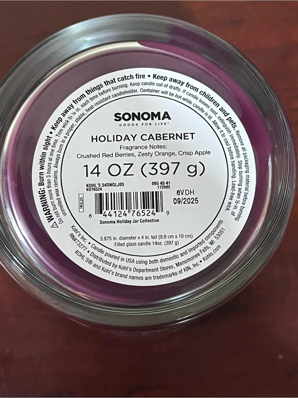 Sonoma fragrant holiday